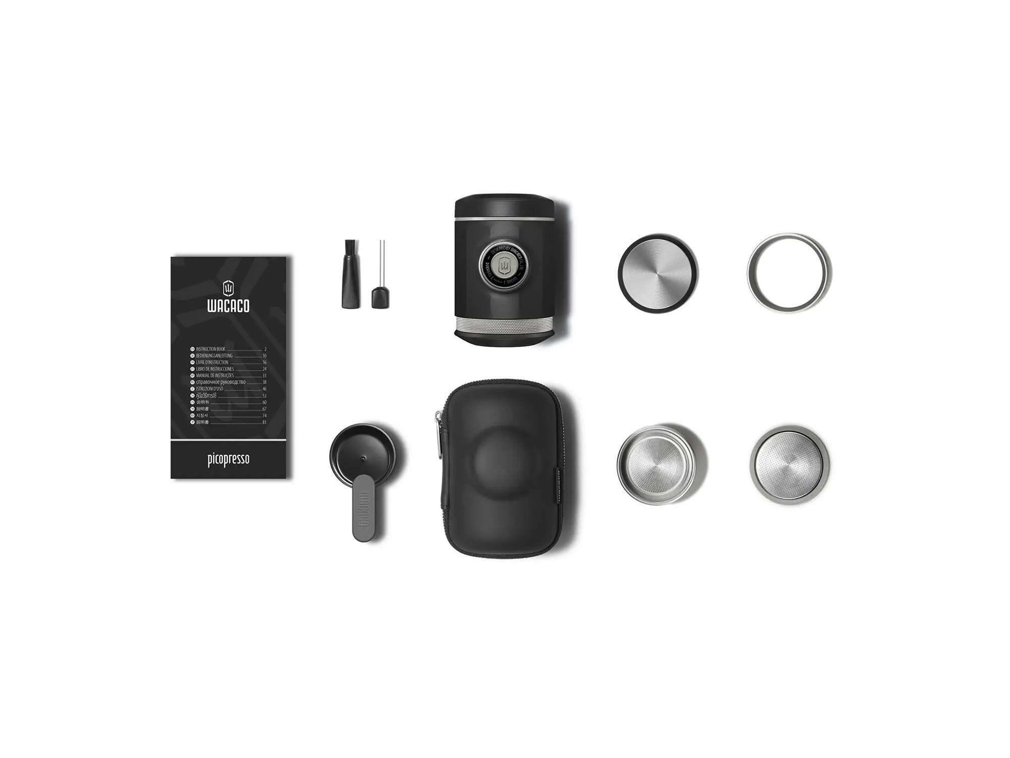Wacaco Picopresso + trdi etui | Ročni espresso aparat | SNAILER®