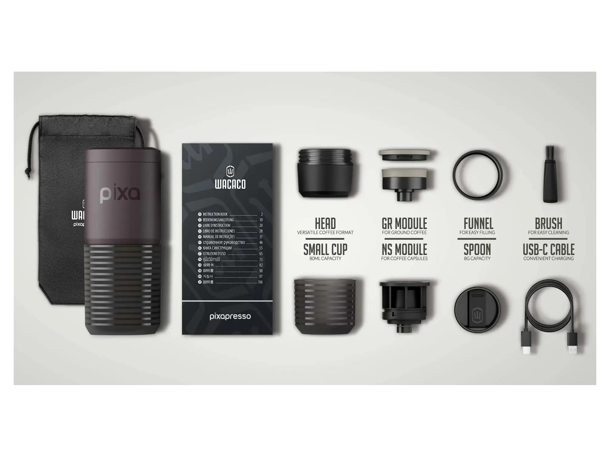 Wacaco Pixapresso – akumulatorski espresso aparat | SNAILER®