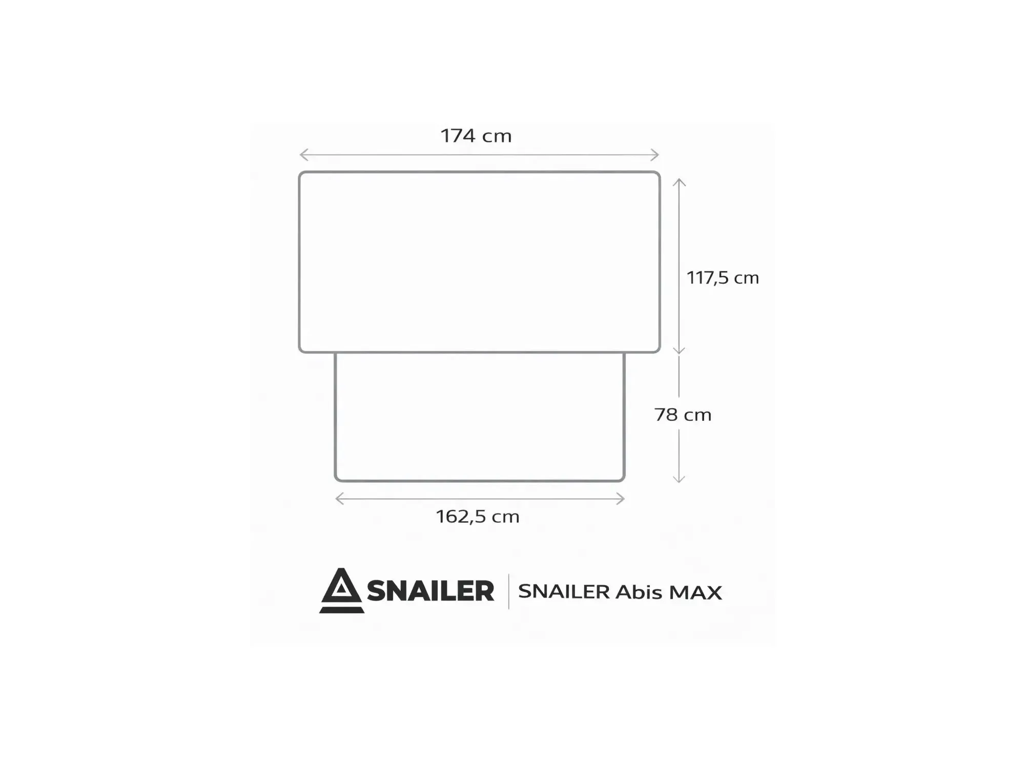 SNAILER® Abis MAX strešni šotor