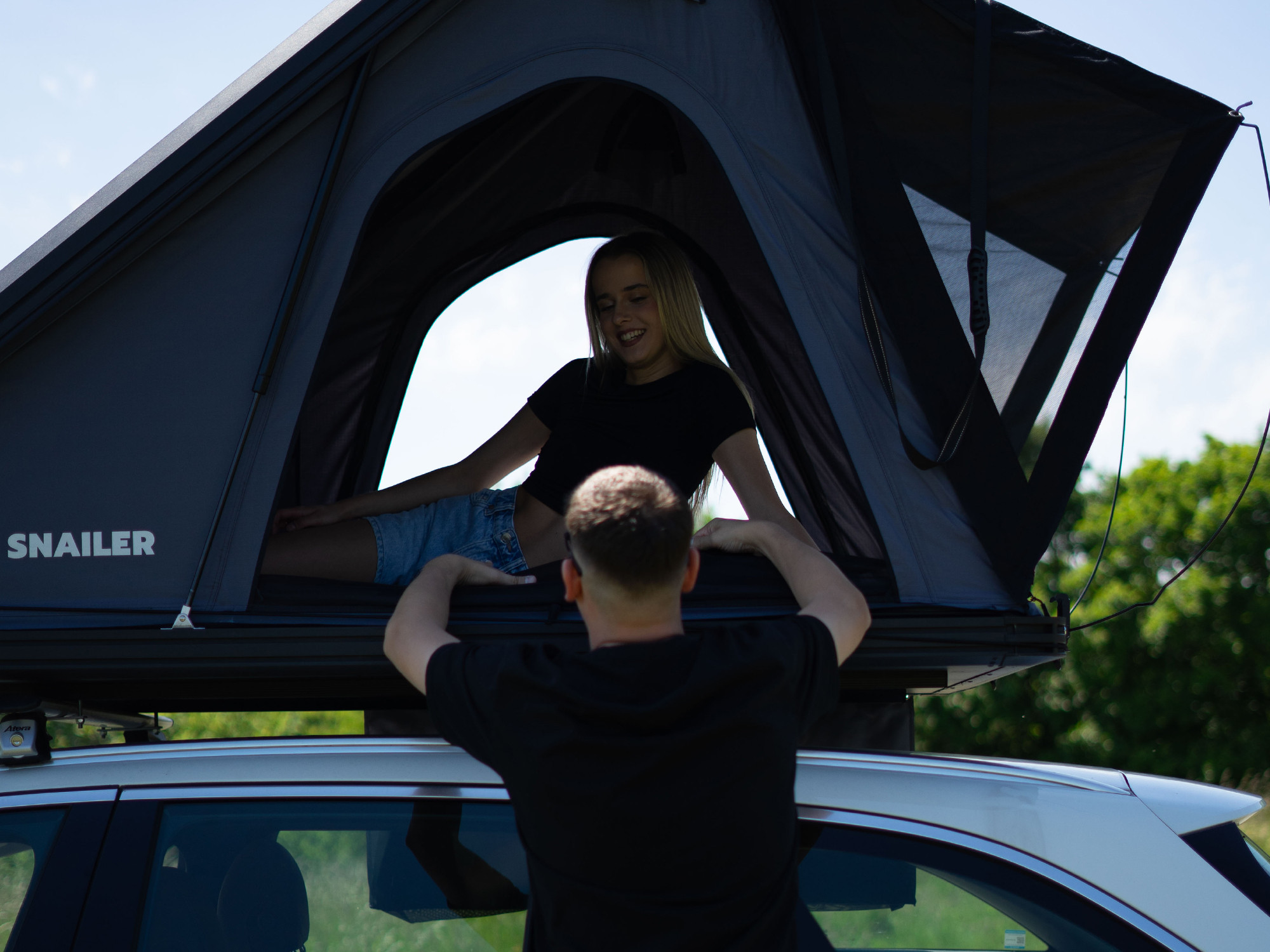 SNAILER® Alduo - aluminijasti strešni šotor