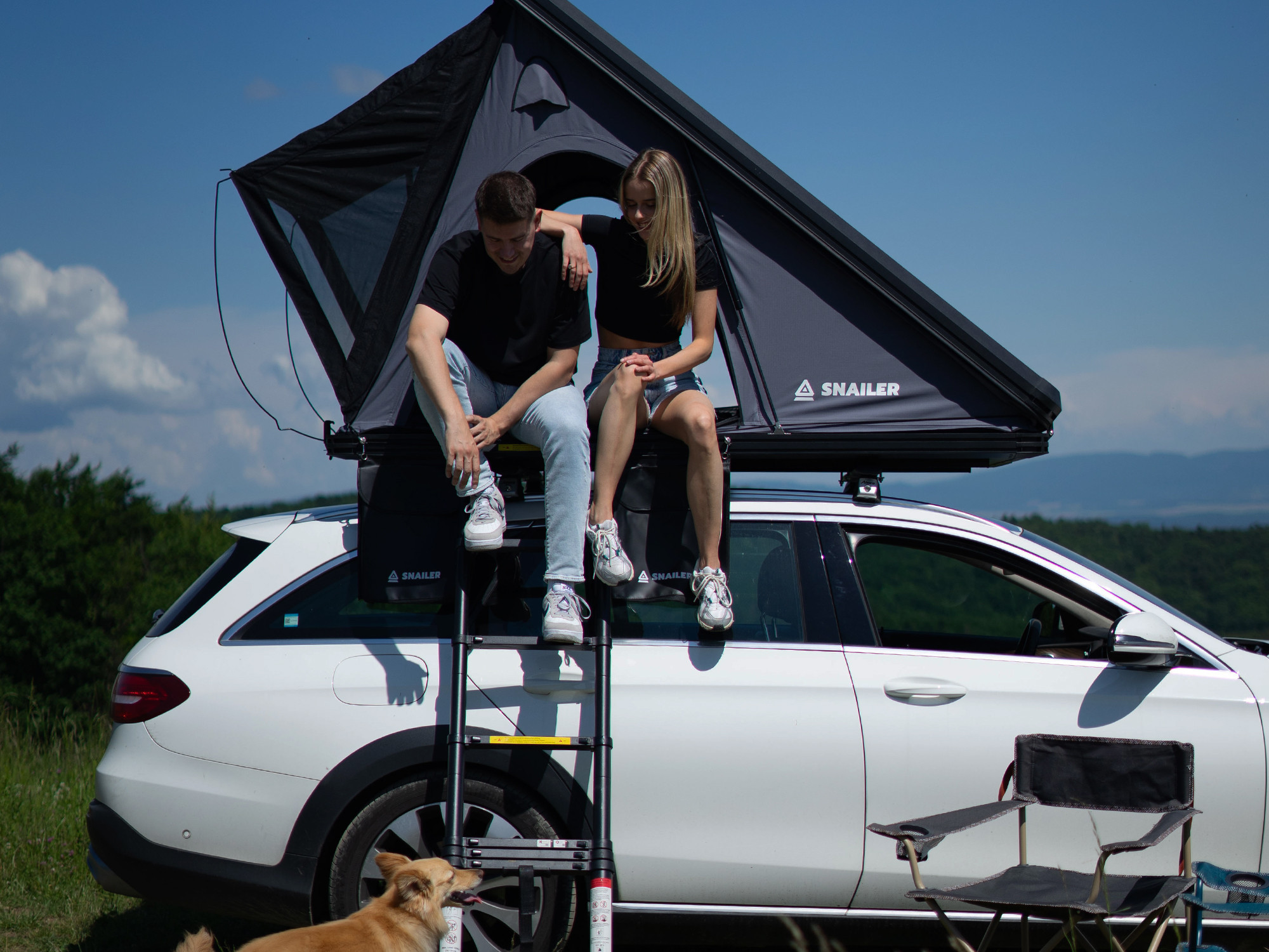 SNAILER® Alduo - aluminijasti strešni šotor