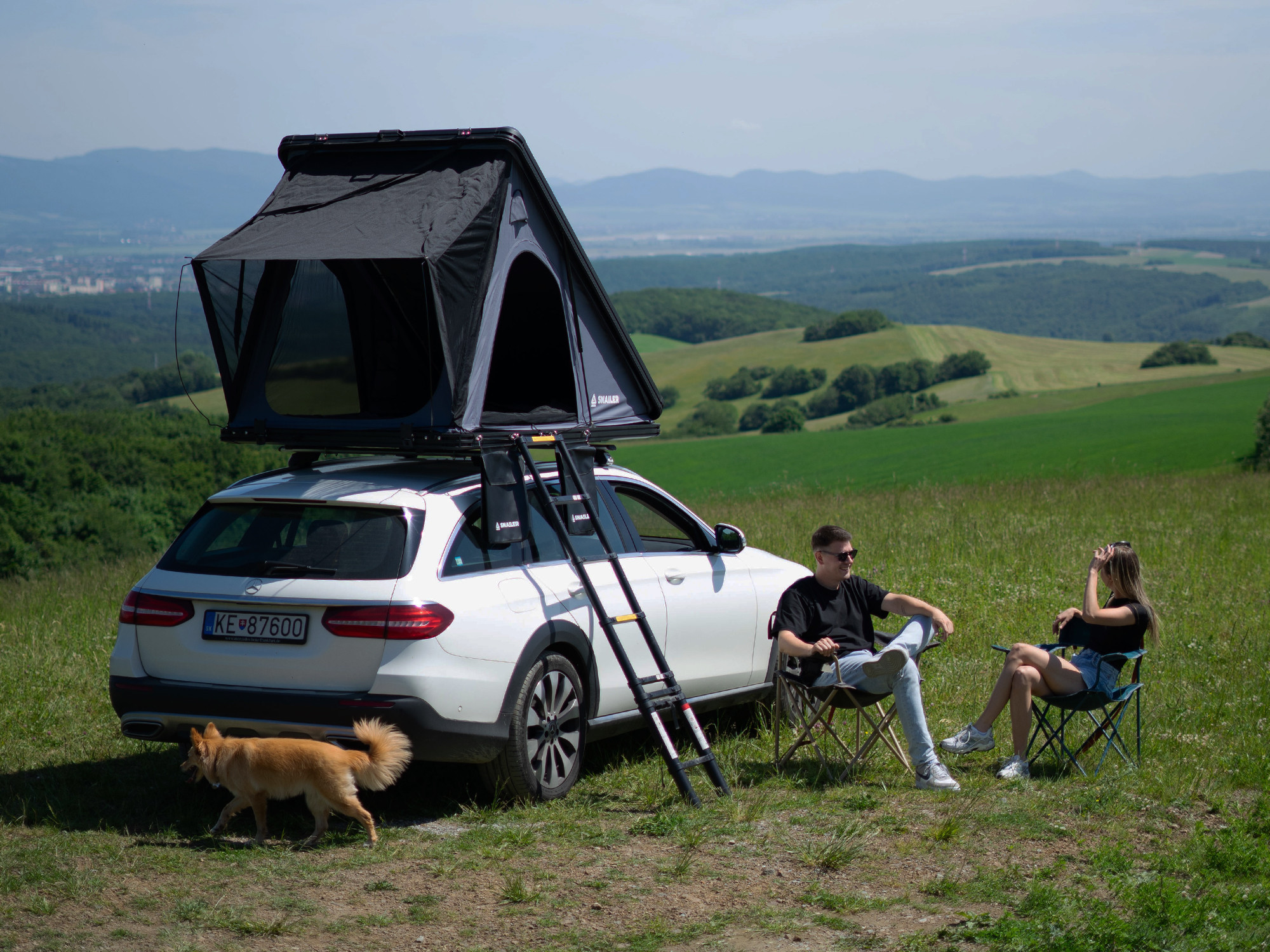 SNAILER® Alduo - aluminijasti strešni šotor