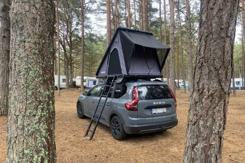 Snailer Alduo stresni sotor na vozilu Dacia Jogger - fotografija stranke iz Poljske