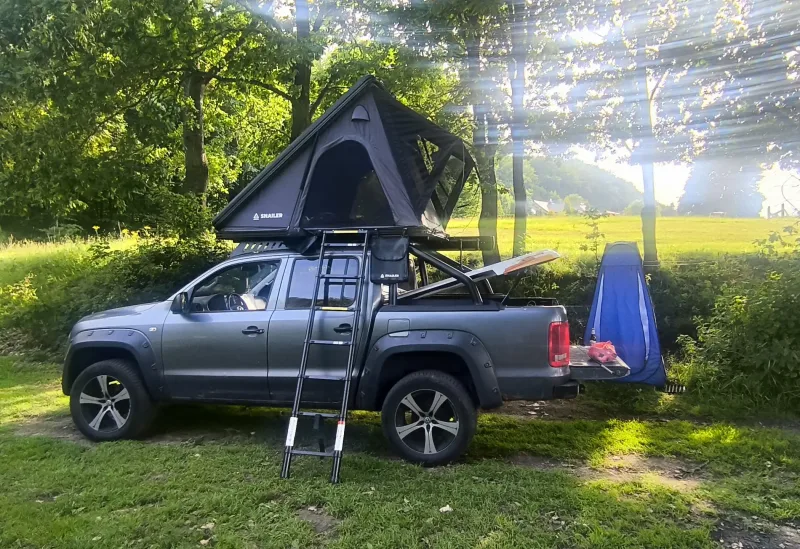 Snailer Alduo stresni sotor na vozilu Volkswagen Amarok - fotografija stranke iz Poljske